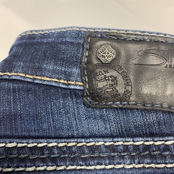 WOMEN’S Silver Blue Suki Jegging Low Rise Size 26 - Picture 4 of 13